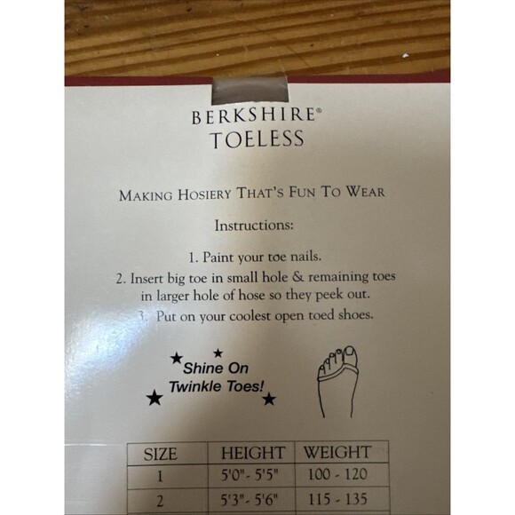 Berkshire Hose Without Toes Plus Sz 4 Nude Sheer Control Top Toeless Pantyhose - Picture 3 of 4